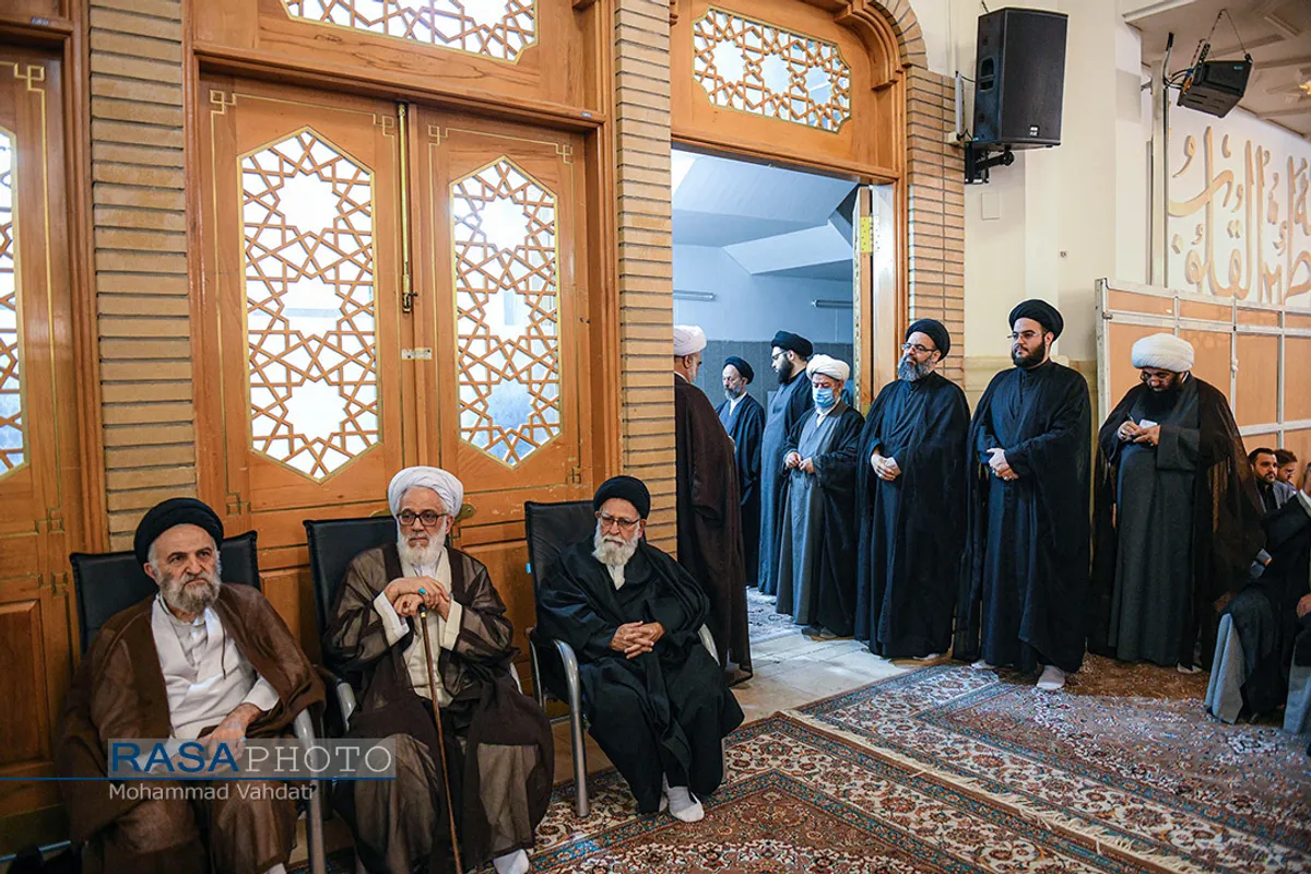 مراسم چهلمین روز ارتحال آیت الله علوی گرگانی