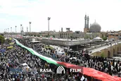 راهپیمایی باشکوه روز قدس مردم قم بعد از دو سال کرونا