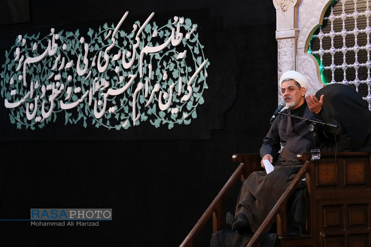 عزاداری هیئت رزمندگان اسلام در قم