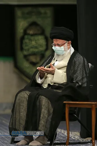 عزاداری سالروز شهادت پیامبر اعظم (ص) و حضرت امام حسن مجتبی (ع) با حضور رهبر انقللاب