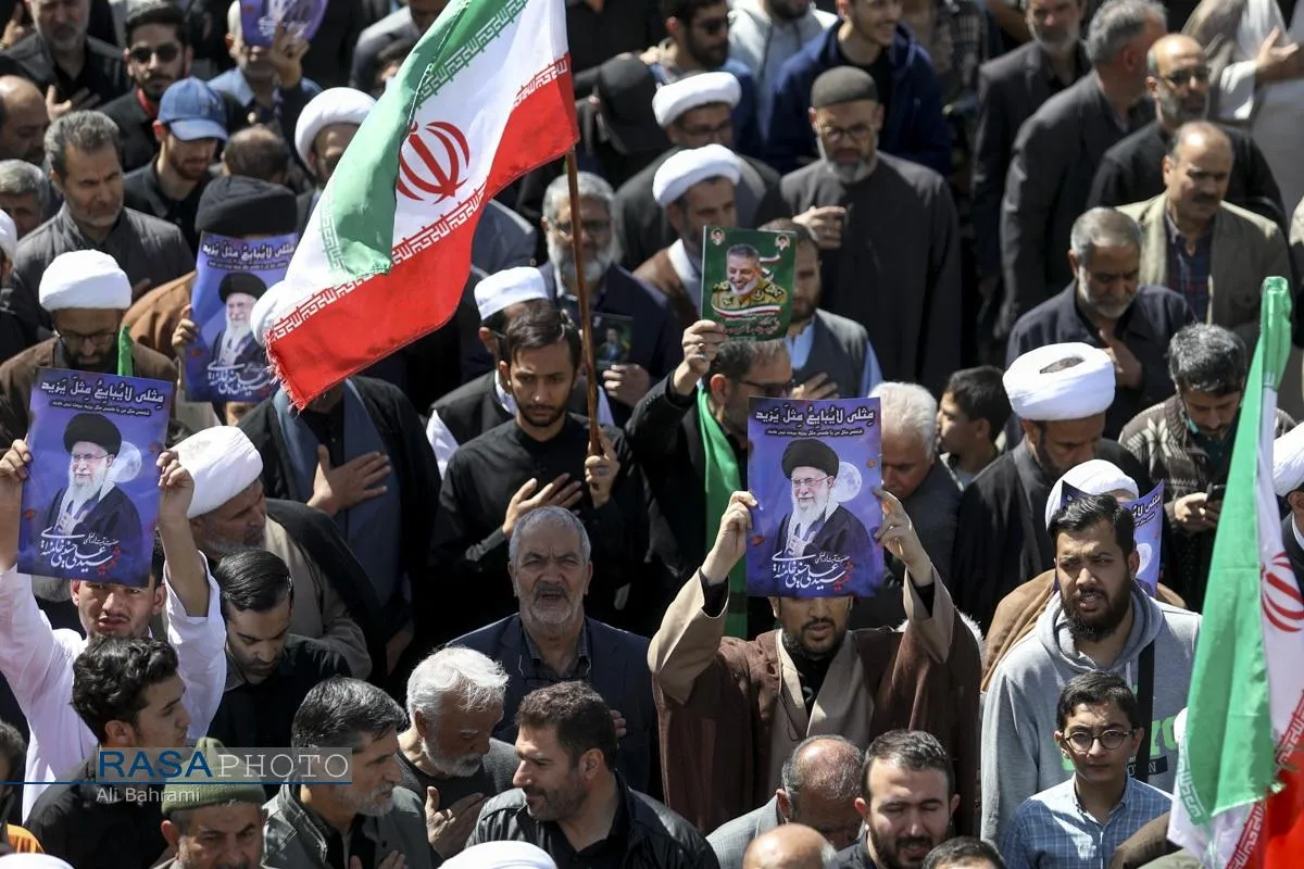 تشییع سپهبد شهید سید عبدالرحیم موسوی در قم