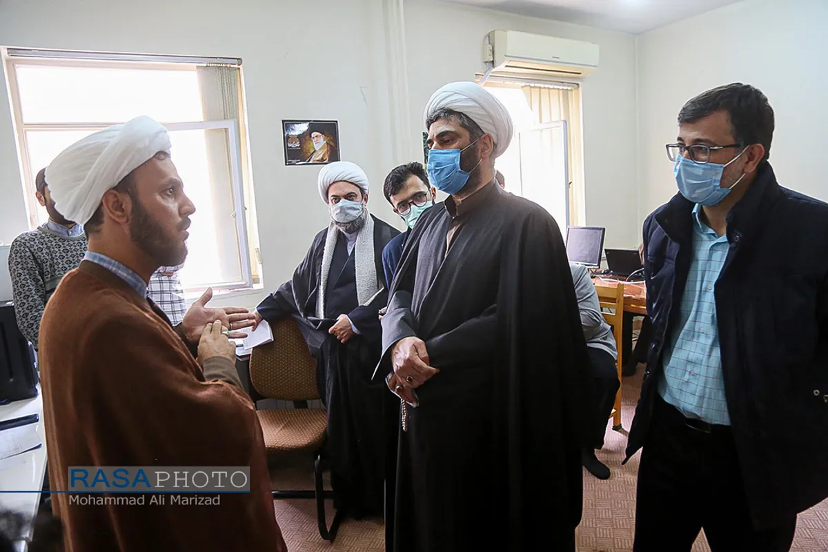 بازدید مدیر عامل خبرگزاری رسا از مرکز تبلیغ اینترنتی معاونت تبلیغ حوزه