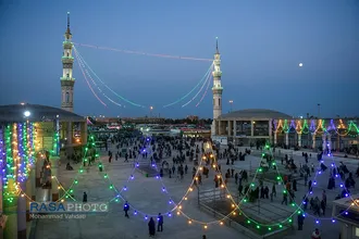 جشن بزرگ شب نیمه شعبان در مسجد مقدس جمکران