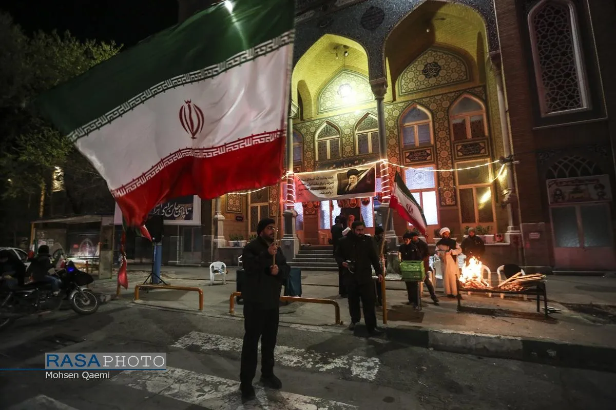 برپایی ایستگاه&zwnj;های صلواتی در پی شهادت رهبر انقلاب