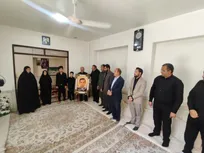 دیدار جمعی از مسوولان با خانواده معظم شهید سفیددشتی جنگ رمضان