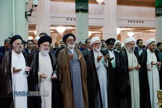 آیین آغاز جشن&zwnj;های دهه کرامت در حرم حضرت معصومه (سلام الله علیها)