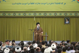 مراسم جشن میلاد حضرت صدیقه طاهره فاطمه زهرا (سلام&zwnj;الله&zwnj;علیها) با حضور رهبر انقلاب