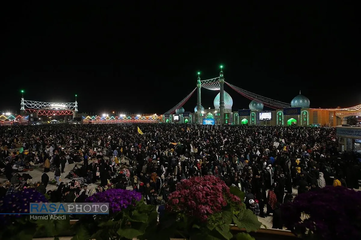 شب نیمه شعبان در مسجد مقدس جمکران