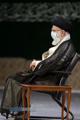 عزاداری سالروز شهادت پیامبر اعظم (ص) و حضرت امام حسن مجتبی (ع) با حضور رهبر انقللاب