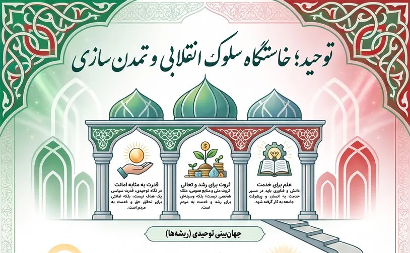 اطلاع نگاشت | توحید؛ خواستگاه سلوک انقلابی و تمدن سازی