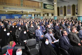 دیدار کارآفرینان، تولیدکنندگان و دانش بنیان&zwnj;ها با رهبر انقلاب