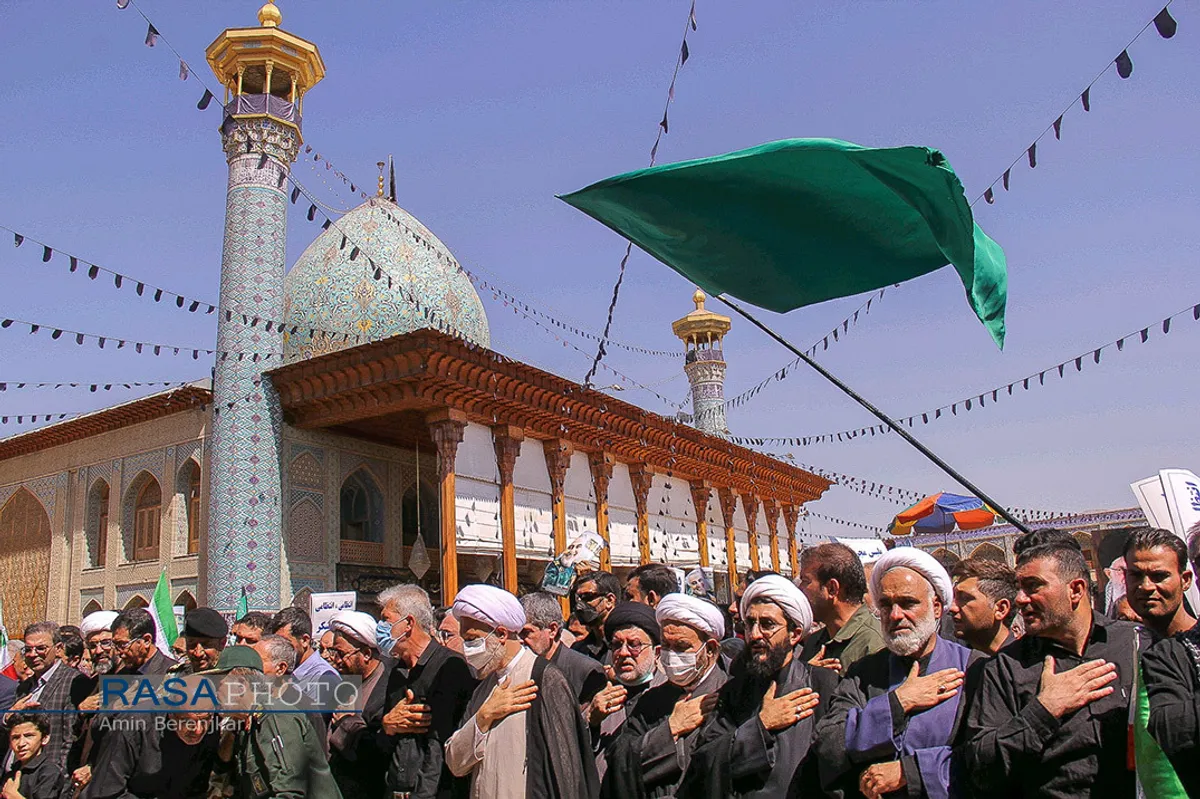 راهپیمایی &laquo;امت رسول الله&raquo; در شیراز&lrm;&lrm;