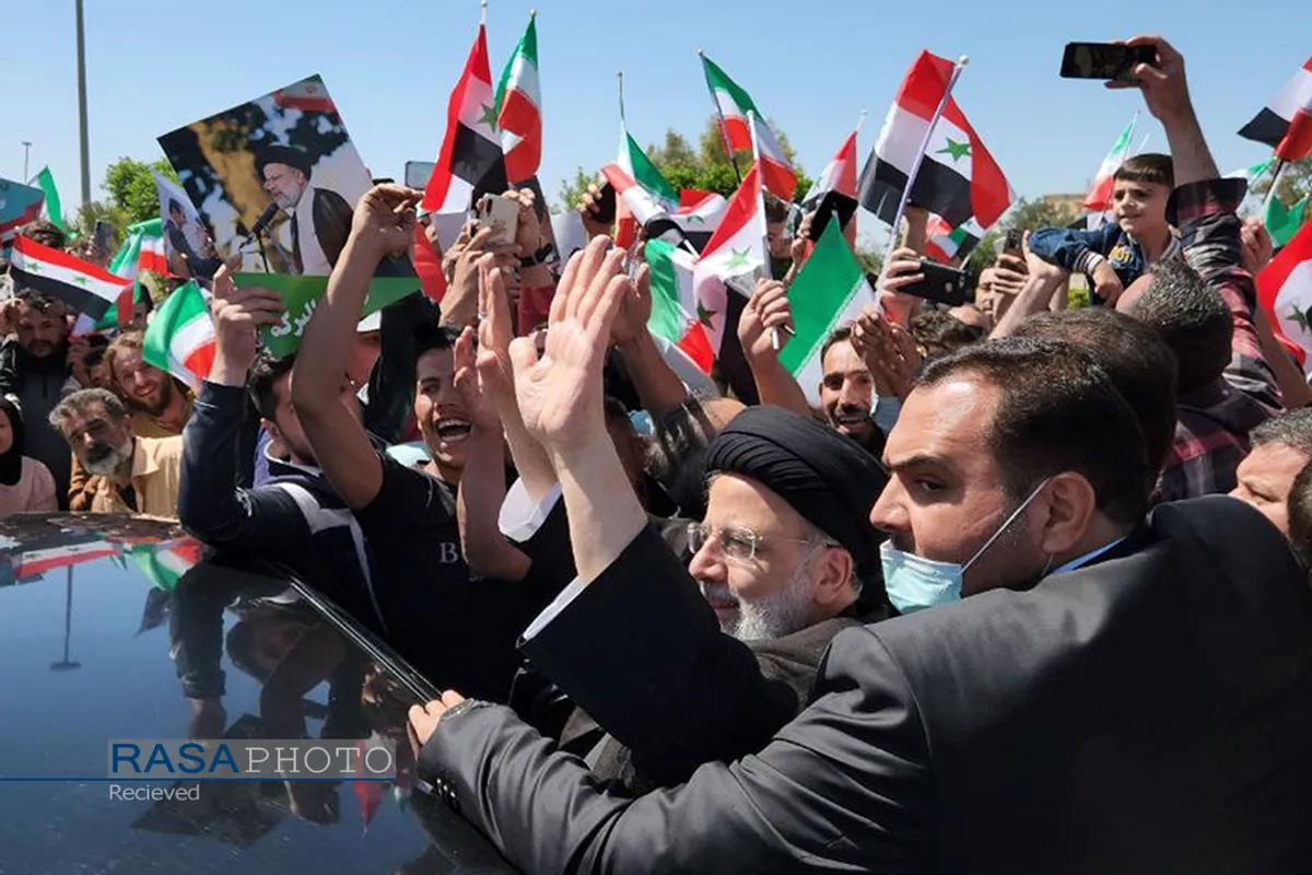 استقبال جمعی از شهروندان سوری از آیت&zwnj;الله رئیسی
