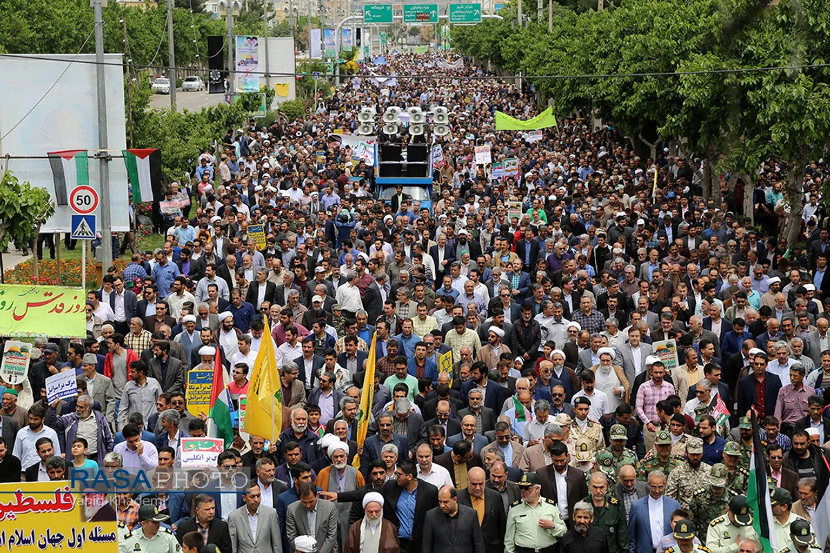به سوی قدس | راهپیمایی روز جهانی قدس در بجنورد