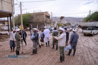 فعالیت جهادی طلاب در شهر سیل زده پلدختر | جهاد ادامه دارد ...