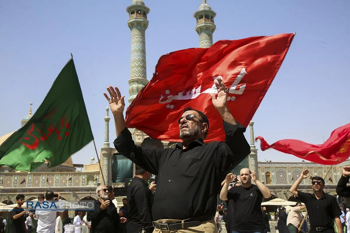 عزاداری روز شهادت حضرت امام حسن عسکری (علیه&zwnj;السلام) در قم