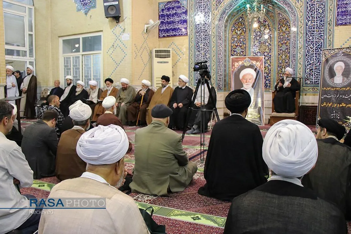 مراسم چهلمین روز درگذشت حجت الاسلام رضا نوری همدانی