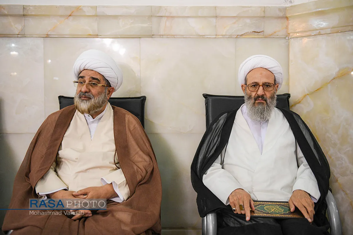 مراسم چهلمین روز ارتحال آیت الله علوی گرگانی