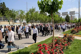 راهپیمایی حمایت از بیانیه شورای عالی امنیت ملی در بجنورد