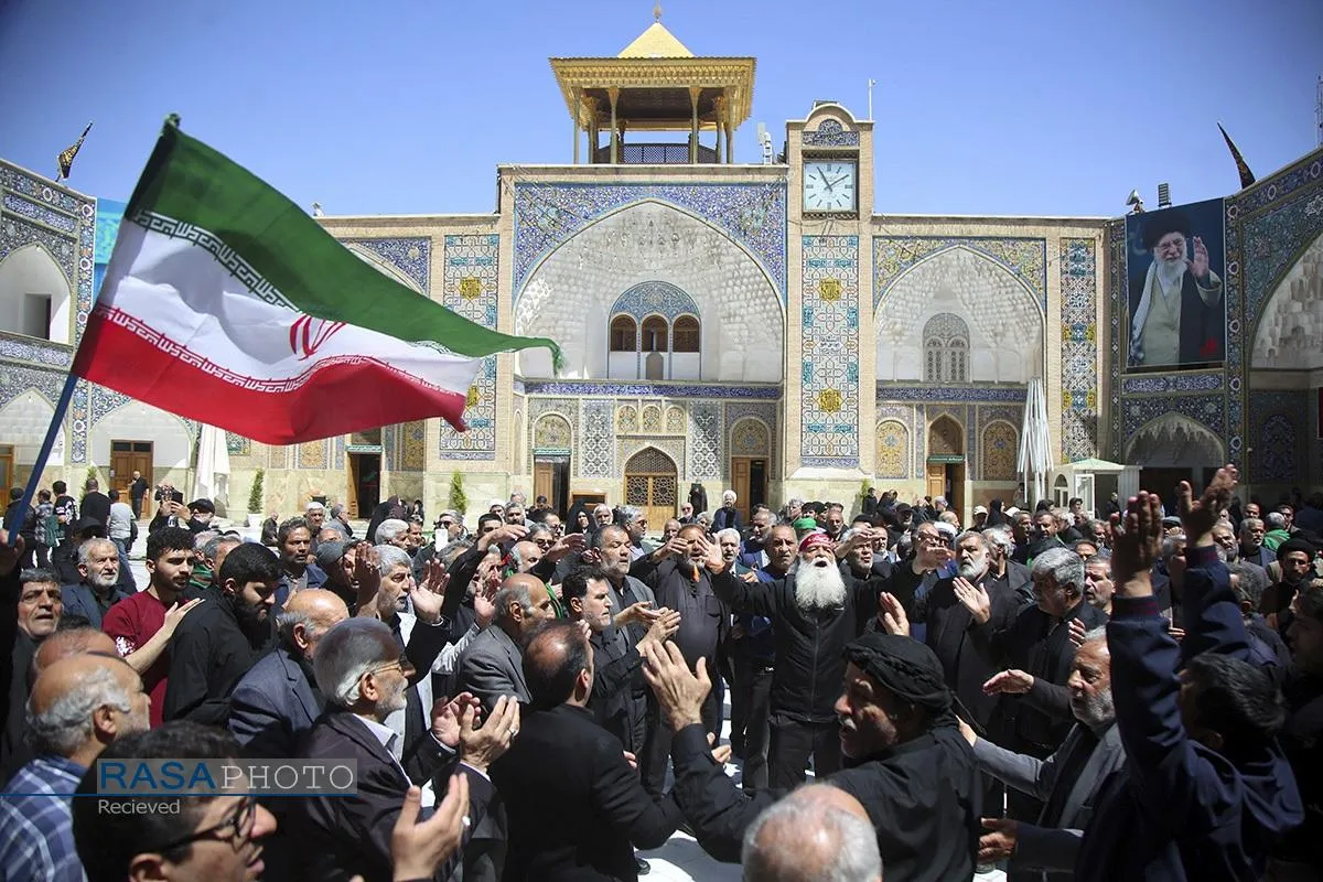 عزاداری هیئات مذهبی قم در روز شهادت حضرت امام صادق (ع)