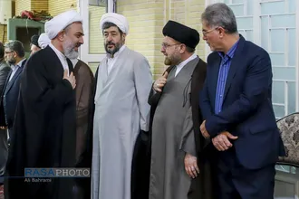 مراسم بزرگداشت شهدای عدالت و حجت الاسلام نیری در قم