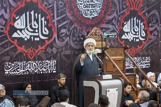 مراسم عزاداری در مدرسه علمیه حضرت امام حسین (ع) اهواز