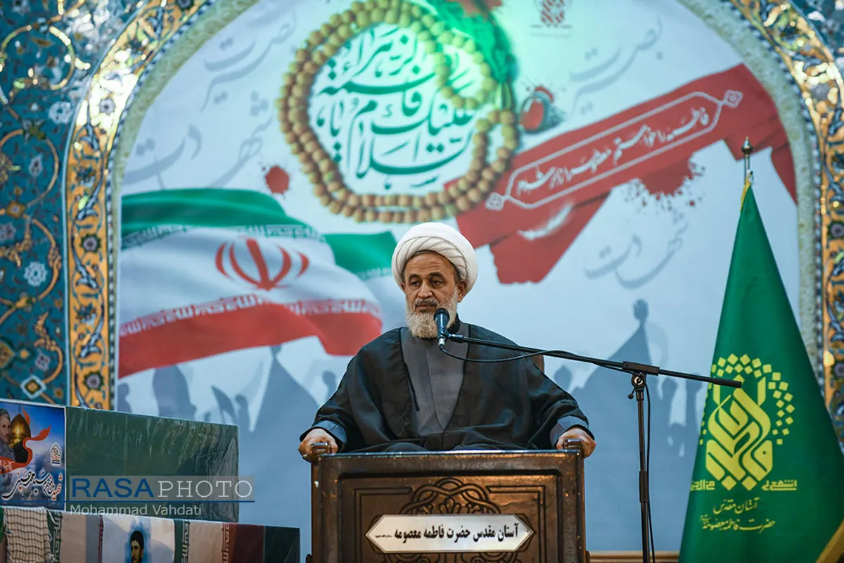 مراسم سالگرد شهادت حاج قاسم سلیمانی و ابومهدی المهندس در حرم کریمه اهلبیت (ع)