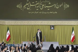 دیدار معلمان با رهبر معظم انقلاب