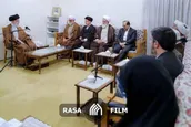 دیدار اعضای هیئت علمی پنجمین کنگره جهانی حضرت رضا با رهبر معظم انقلاب