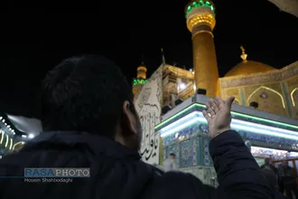حال و هوای حرم امیرالمومنین (علیه&zwnj;السلام) در شب ۱۳ رجب