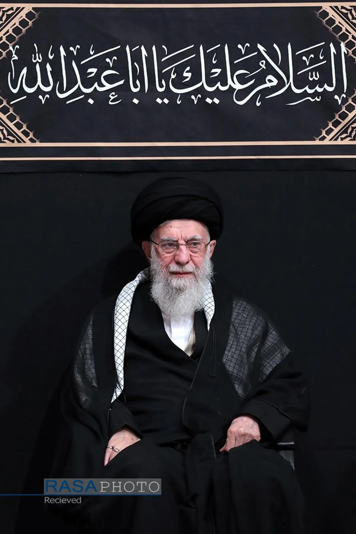 اولین شب عزاداری حضرت اباعبدالله الحسین (علیه&zwnj;السلام) با حضور رهبر انقلاب