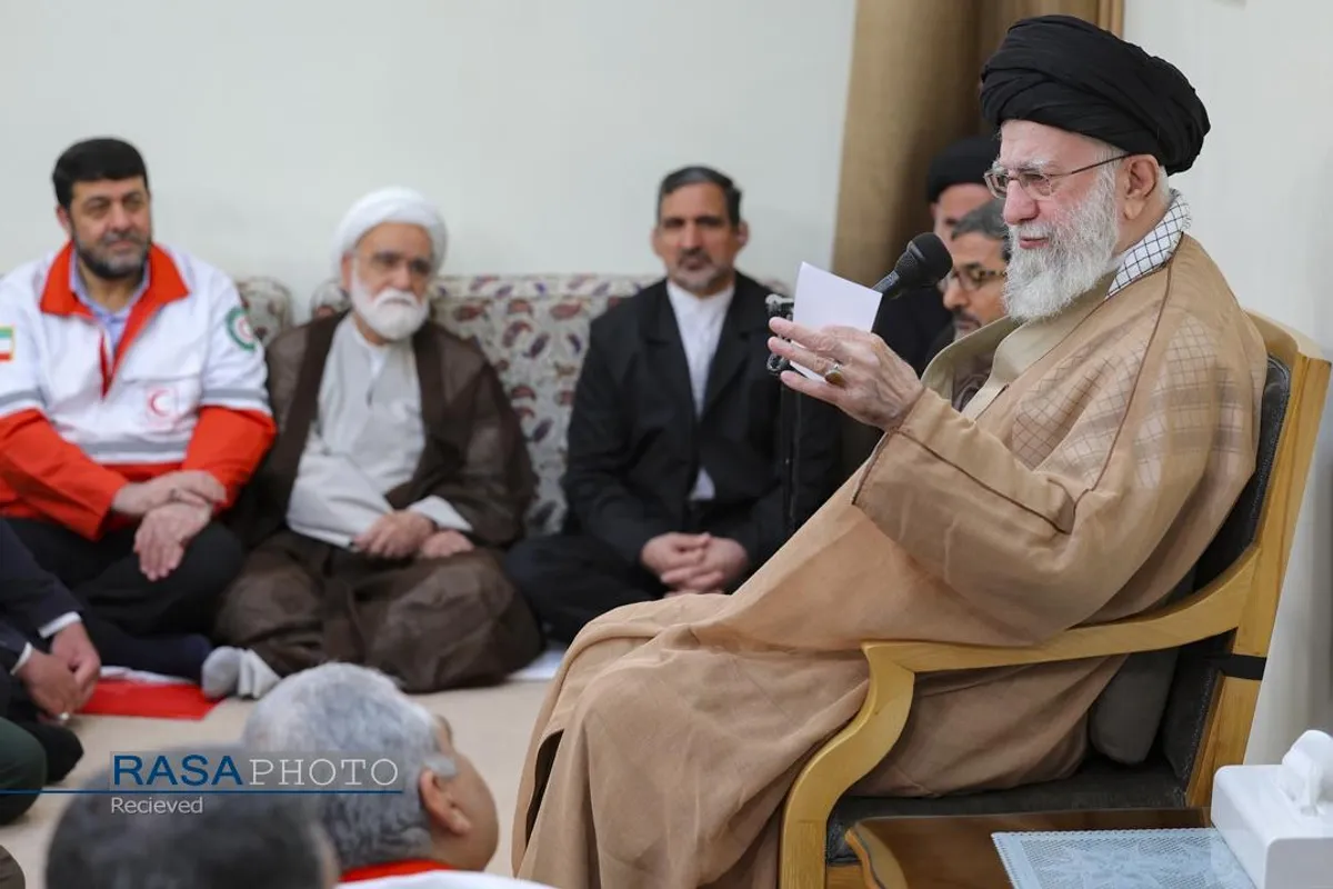 دیدار دست&zwnj;اندرکاران کنگره شهدای امدادگر با رهبر انقلاب