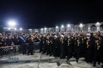 مراسم شام&zwnj;غریبان حضرت سید الشهداء (علیه السلام) در حرم مطهر رضوی