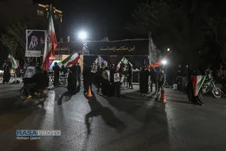 برپایی ایستگاه&zwnj;های صلواتی در پی شهادت رهبر انقلاب