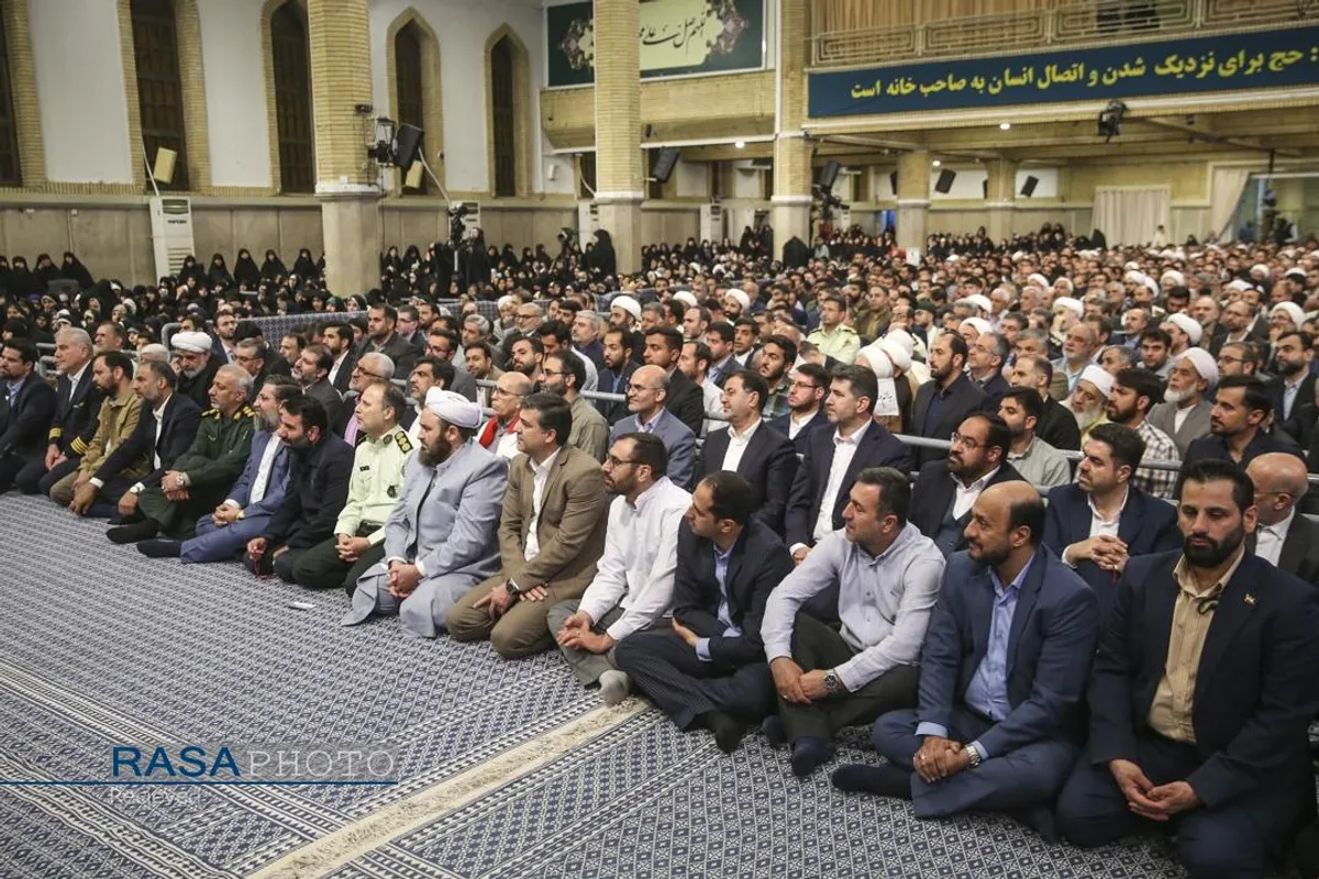 دیدار کارگزاران حج با رهبر معظم انقلاب