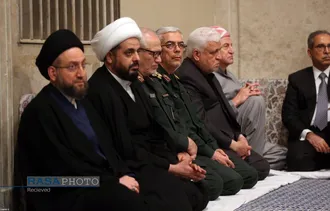 مراسم بزرگداشت رئیس&zwnj;جمهور شهید و همراهان گرامی ایشان با حضور رهبر انقلاب