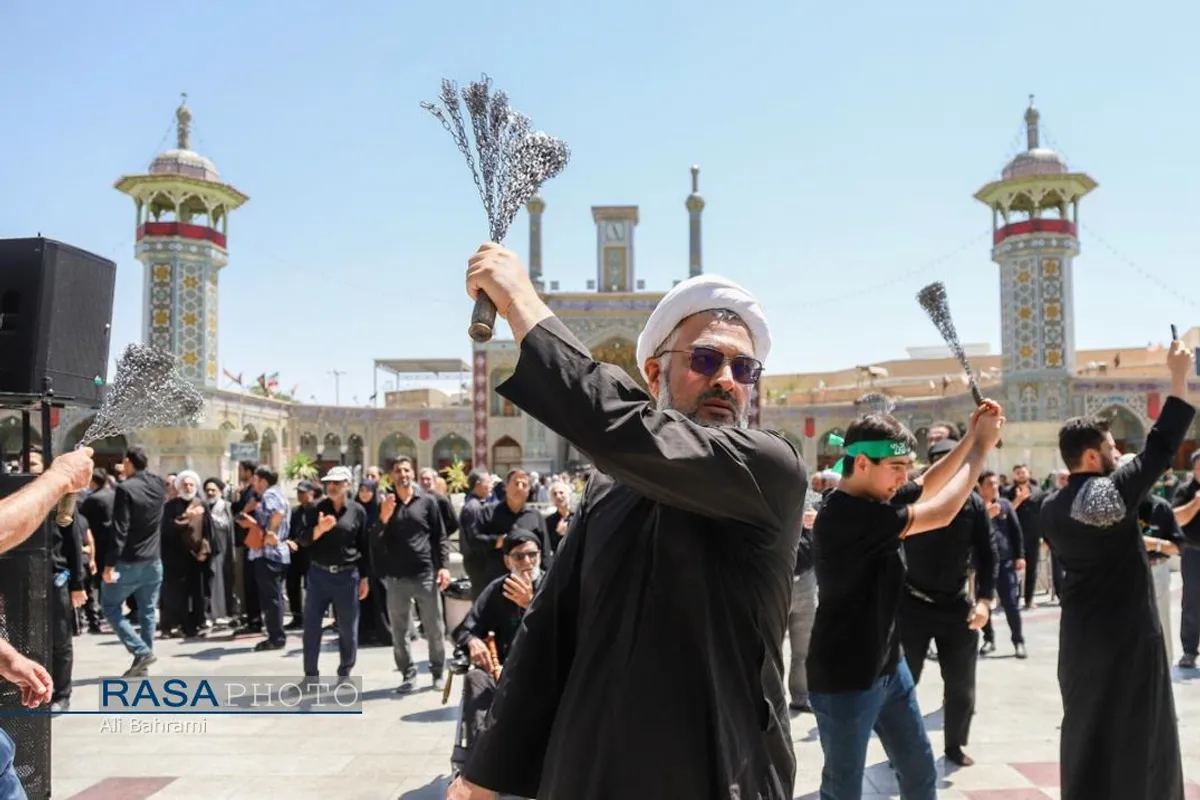عزاداری روز شهادت حضرات پیامبر اعظم و امام حسن مجتبی (علیهما&zwnj;السلام) در قم