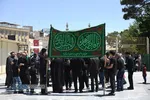 عزاداری روز شهادت حضرت امام جعفر صادق (ع) و تشییع پیکر شهید دفاع مقدس در قم