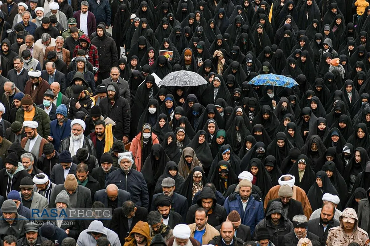 تشییع پیکر پاک دو شهید حمله رژیم صهیونیستی به دمشق در قم