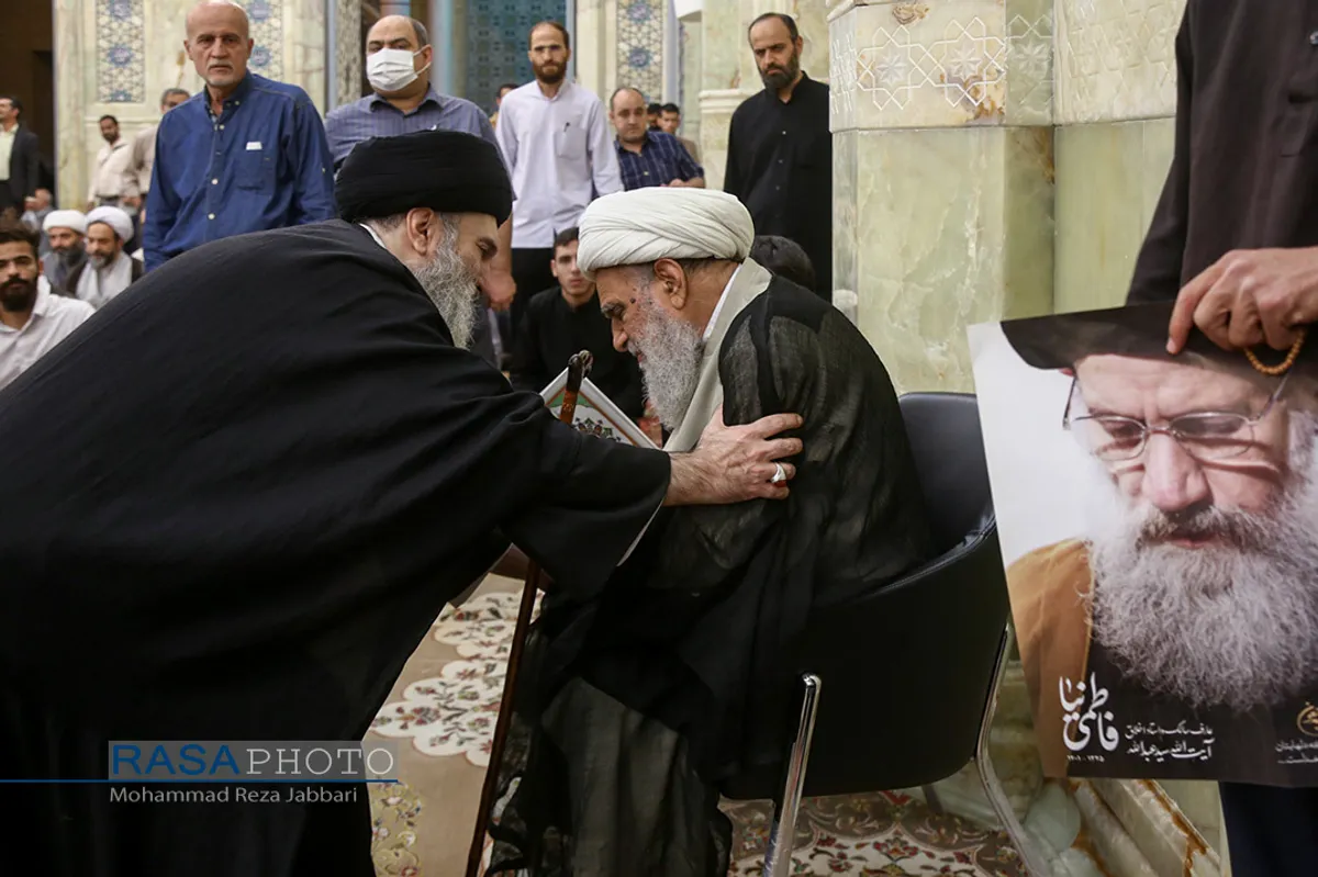 مراسم ختم آیت الله فاطمی&zwnj;نیا در مسجد اعظم قم