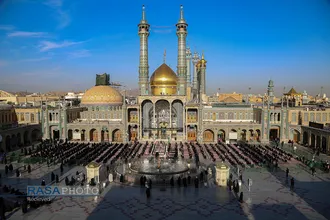 خطبه&zwnj;خوانی خادمان حرم کریمه اهل&zwnj;بیت (س) در روز شهادت امام موسی کاظم (ع)