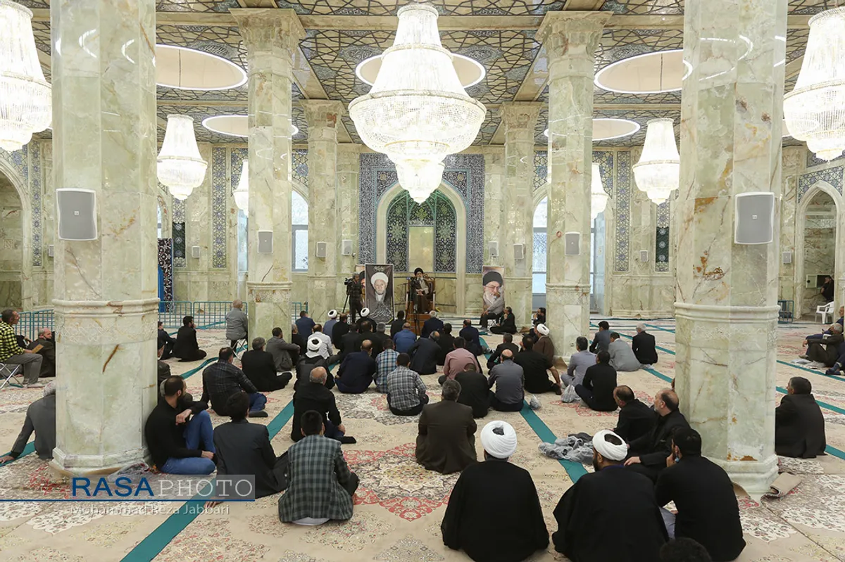 مراسم بزرگداشت آیت الله فیضی در قم