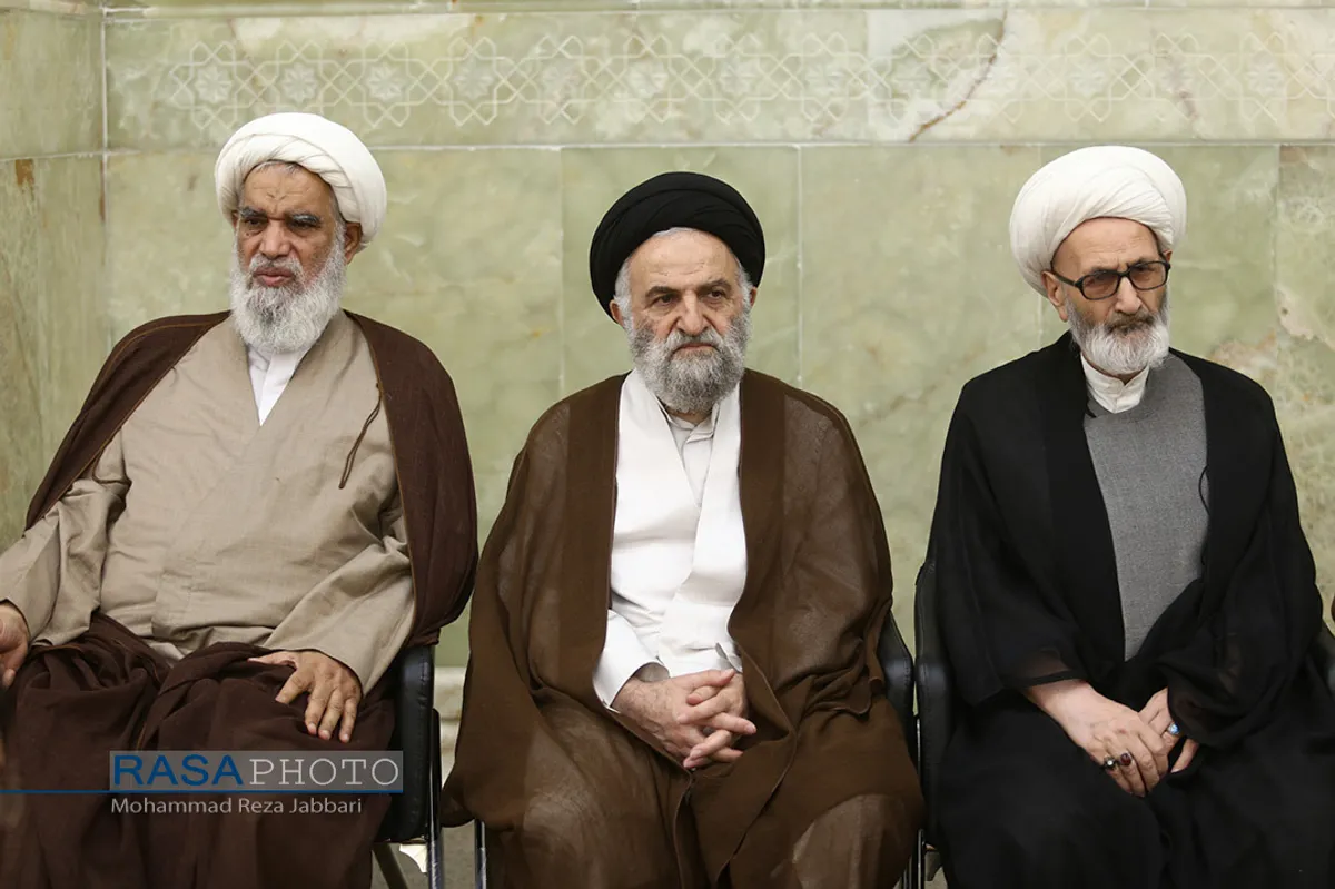 مراسم ختم آیت الله فاطمی&zwnj;نیا در مسجد اعظم قم