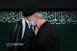 مجموعه&zwnj;ای از عکس&zwnj;های سردار شهید حاج قاسم سلیمانی در کنار رهبر معظم انقلاب