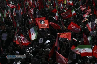 تشییع تاریخی رهبر شهید انقلاب در تهران
