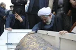 مراسم تشییع و خاکسپاری ابوالشهید حاج&zwnj;آقا عبدالله طائب