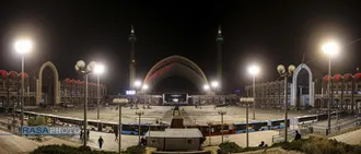 آخرین مراحل آماده سازی محل برگزاری بزرگترین وداع تاریخ