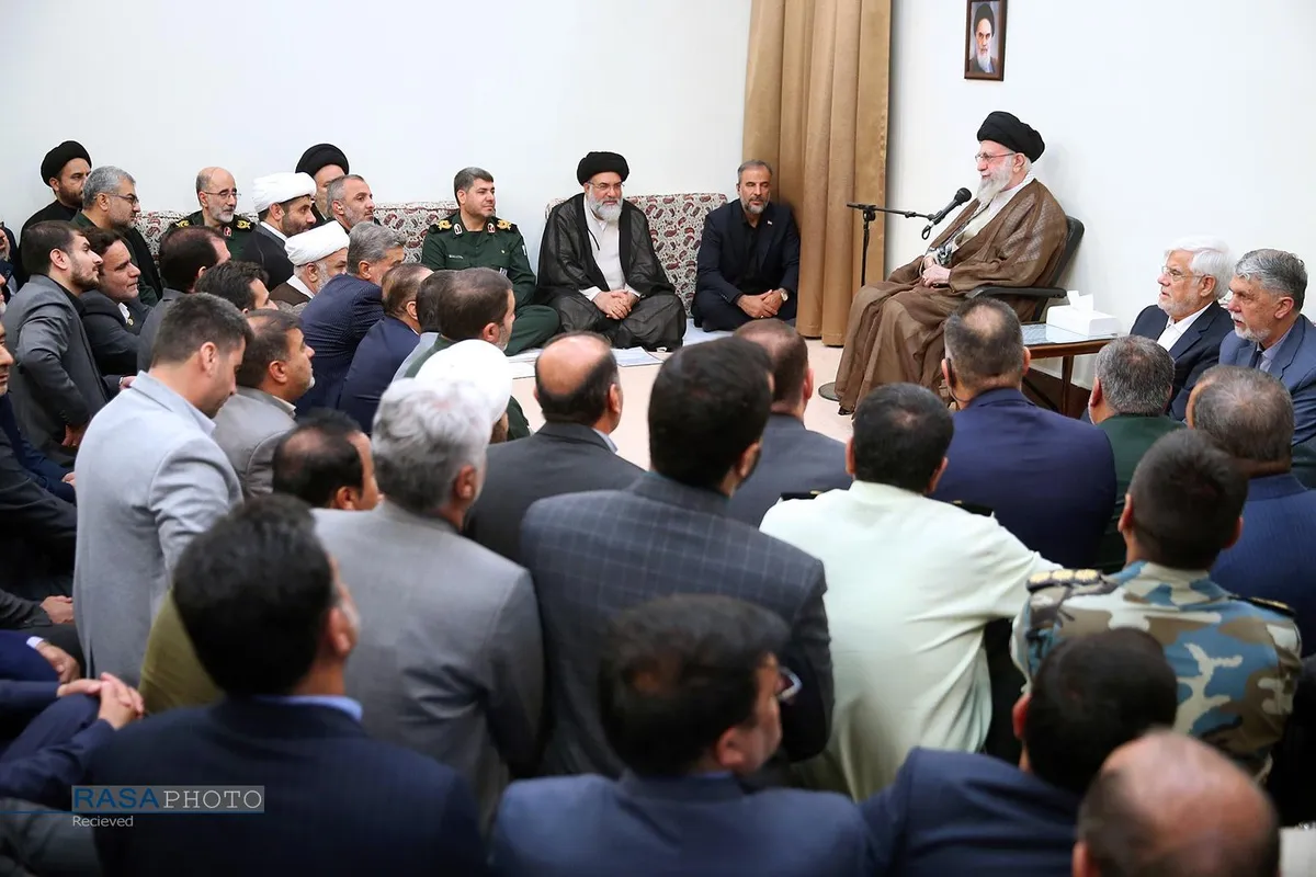 دیدار دست&zwnj;اندرکاران کنگره ملی شهدای استان کهگیلویه و بویر احمد با رهبر انقلاب