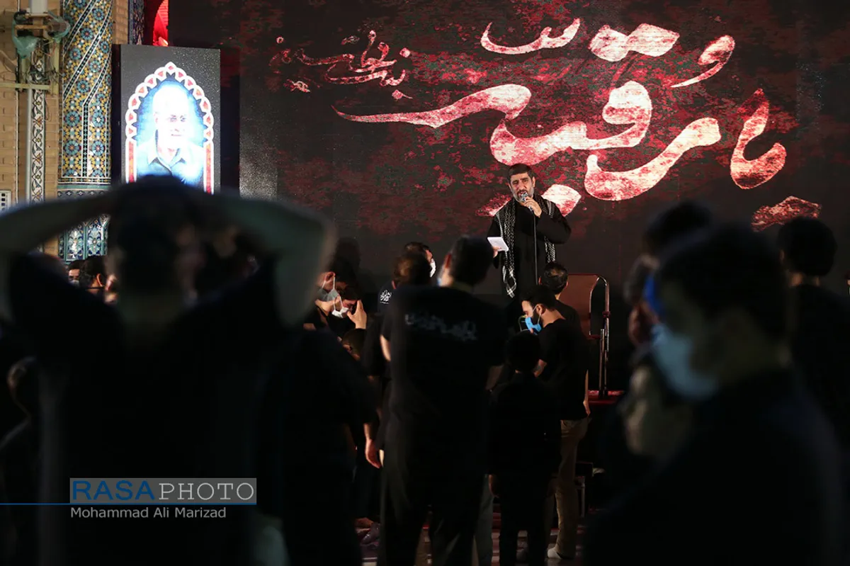 عزاداری هیئت فاطمیون قم در مسجد مقدس جمکران