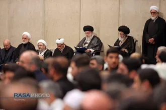 مراسم بزرگداشت رئیس&zwnj;جمهور شهید و همراهان گرامی ایشان با حضور رهبر انقلاب